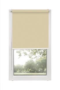 Ritininė užuolaida Mini, šviesiai geltona sp./sidabro sp. išorė, 73 cm x 150 cm