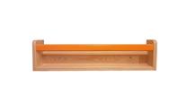 Sieninė lentyna Kalune Design 109TRS1198, oranžinė sp., 14.5 cm x 56 cm x 8 cm