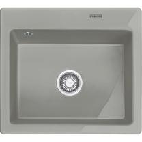 Virtuvinė plautuvė Franke Mythos MTK 610-58, keramika, 58 cm x 51 cm x 19 cm, matte pearl grey sp.