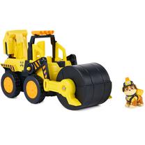 Transporto priemonė su figūrėle Spin Master Paw Patrol Rubble & Crew Rubbles Double Duty Power Vehicle 6074760, geltona sp.