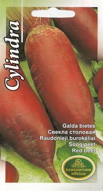Семена Kurzemes sēklas, свекла Cylindra, 5 г