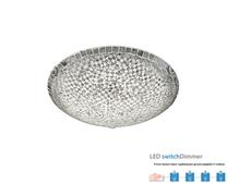 Valgusti plafoon Trio Mosaique 673012489, LED, 3000 °K, 1 x 24 W, hõbe v. / valge v.