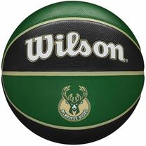 Krepšinio kamuolys Wilson NBA Team Tribute Milwaukee Bucks, 7 dydis, juoda sp./žalia sp.