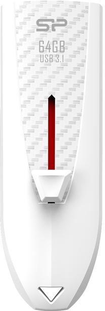 USB zibatmiņa Silicon Power Blaze B25, balta krās., 64 GB