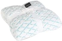 Pledas 4Living Waves, mėlynas/baltas, 130 cm x 160 cm