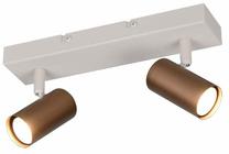 Šviestuvas lubų Reality Taryn R86852065, GU10, 2 x 5 W, ruda sp. / smėlio sp.