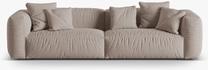 Modulinė sofa Micadoni Martina MIC_4S_169_F1_MARTINA7, tamsaus smėlio spalva, 320 x 106 cm x 75 cm