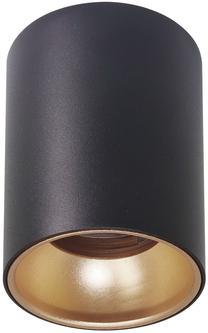 Lampa griesti Candellux Lighting Tube 2248745, GU10, 1 x 15 W, zelta krās. / melna krās.