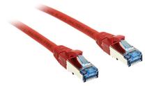 Провод InLine RJ-45, RJ-45, 10 м, красный цв.