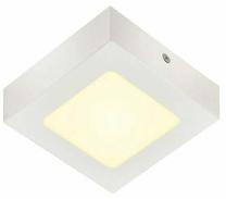 Valgusti lagi ja seinad SLV Senser 1003017, LED, 3000 °K, 1 x 8.4 W, valge v. / valge v., 11,5 x 11,5 x 3,5 cm
