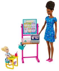 Кукла с аксессуарами Mattel Barbie You Can Be Anything Teacher HCN20, 29 см, многоцветный