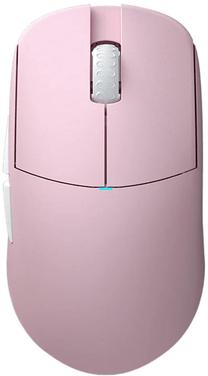 Bezvadu spēļu pele Lamzu Atlantis Mini Champion Edition, 2.4ghz wireless / usb, rozā krās.