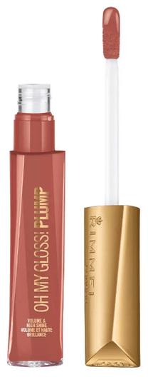 Lūpų blizgis Rimmel London Oh My Gloss! Plump, 6.5 ml, 759 spiced nude