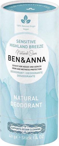 Ķermeņa dezodorants Ben & Anna Sensitive Highland Breeze, 40 g