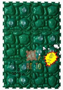 Сенсорный массажный коврик Orto Forest Moss, 6 шт