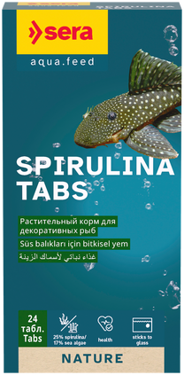 Maistas žuvims Sera Spirulina