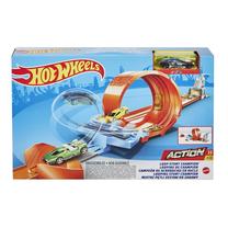 Autotrase Mattel Hot Wheels Action Drift Master Champion GBF81, daudzkrāsaina/(krāsa/dizains tiek izvēlēts nejauši)