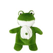 Mīkstā rotaļlieta varde Tulilo Frog Puppet, balta krās./zaļa krās., 27 cm