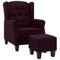 Tugitool VLX With Footrest, violetne v., 78 cm x 68 cm x 94 cm