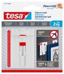 Kabliukai rėmeliui pakabinti Tesa Powerstrips, skaidri sp.