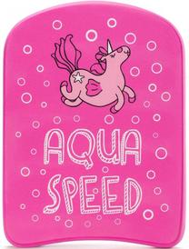 Доска для плавания Aqua Speed Unicorn 186, розовый цв.