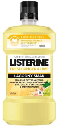 Burnos skalavimo skystis Listerine Ginger & Lime, 500 ml