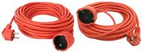 Pagarinātājs Okko, 3 x 1,5 mm², 30 m, 1 ligzda, oranža krās.