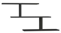 Sieninė lentyna Kalune Design Misi 855DTE1702, antracito sp., 54 cm x 111 cm x 22 cm