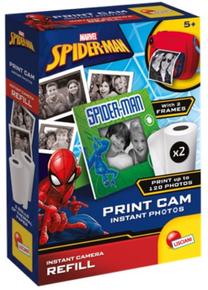 Momentinio fotoaparato papildymas Lisciani Spiderman Print Cam 2, balta sp.