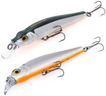 Vobleris Akara Asher 80F A23, 8 cm, 8 g, sidabro sp./juoda sp./oranžinė sp.