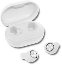 Bezvadu austiņas Qoltec Wireless Twin Stereo, balta krās.