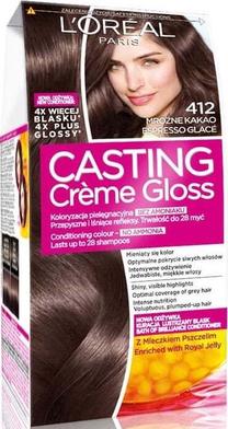 Matu krāsa L’Oréal Paris Casting Creme Gloss, iced cocoa krās., 412, 180 ml