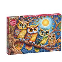 Пазл CherryPazzi Moonlight Owls 20449, 34.5 см x 50 см, 500 шт., многоцветный