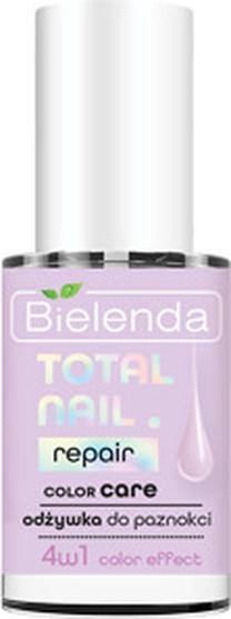 Nagu kopšanas līdzeklis Bielenda Total Nail Repair Color Care 4in1, 10 ml