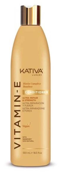 Plaukų kondicionierius Kativa Vitamin E Biotin Complex Bamboo, 550 ml