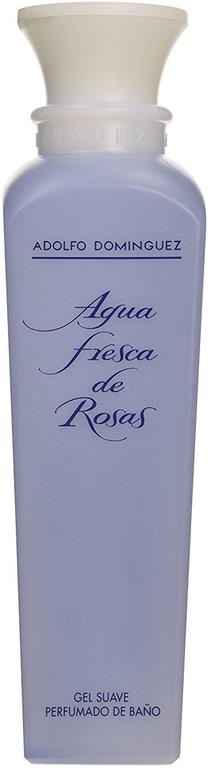 Kūno prausimosi želė Adolfo Dominguez Agua Fresca de Rosas, 500 ml