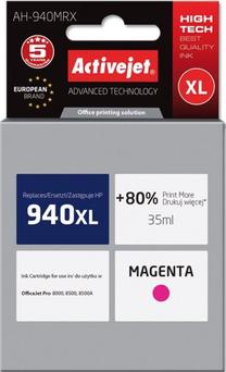 Rašalinio spausdintuvo kasetė ActiveJet AH-940MRX, raudona sp.