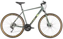 Velosipēds tūristu Cube, 28 ", 23" rāmis, melna krās./zaļa krās.