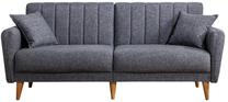 Sofa-lova Artie Aqua 867UNQ1315, tamsiai pilka sp., 82 x 210 cm x 85 cm