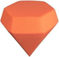 Kosmētikas sūklis Gabriella Salvete Diamond, oranža krās.