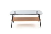 Kavos staliukas Anastasia, ruda sp./juoda sp., 106 cm x 60 cm x 46 cm