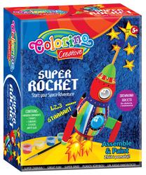 Žaislinis dažymo rinkinys Colorino Super Rocket, įvairių spalvų