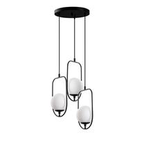 Valgusti rippuv Opviq Chandelier Skew 13447, valge v. / must v.