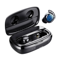 Bezvadu austiņas Tribit FlyBuds 3 BTH92SC C01-2101N-24, melna krās.