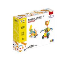 Magnetinis konstruktorius Woopie 3D Vehicles, 80 vnt., įvairių spalvų
