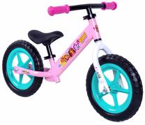 Balansinis dviratis, vaikų Paw Patrol, žalia sp./rožinė sp., 11"