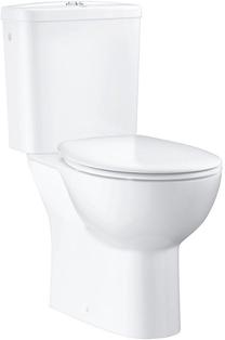 Unitazas, pastatomas Grohe BauCeramic Rimless, su dangčiu, 356 mm x 600 mm