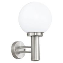 Valgusti seinale Eglo Nisia 30205, E27, 1 x 60 W, valge v. / roostevaba teras v.