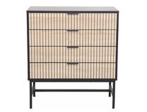 Komoda Mago K2, ąžuolo/juoda, 40 cm x 80 cm x 90 cm