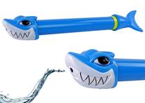 Žaislinis vandens purškiklis Lean Toys Shark, 45 cm Mėlyna sp.
